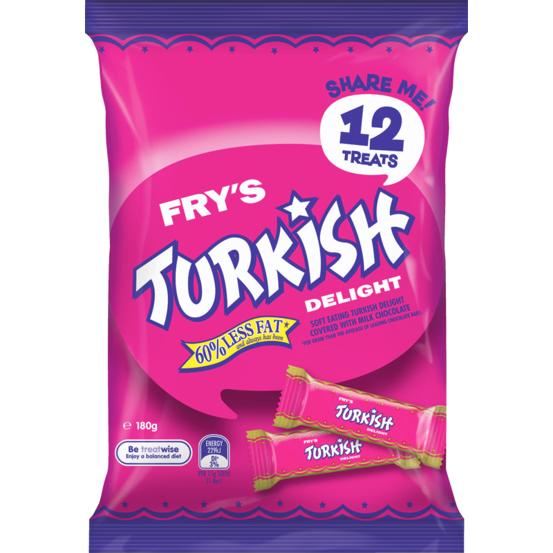 Frys Turkish Delight Sharepack 12pk