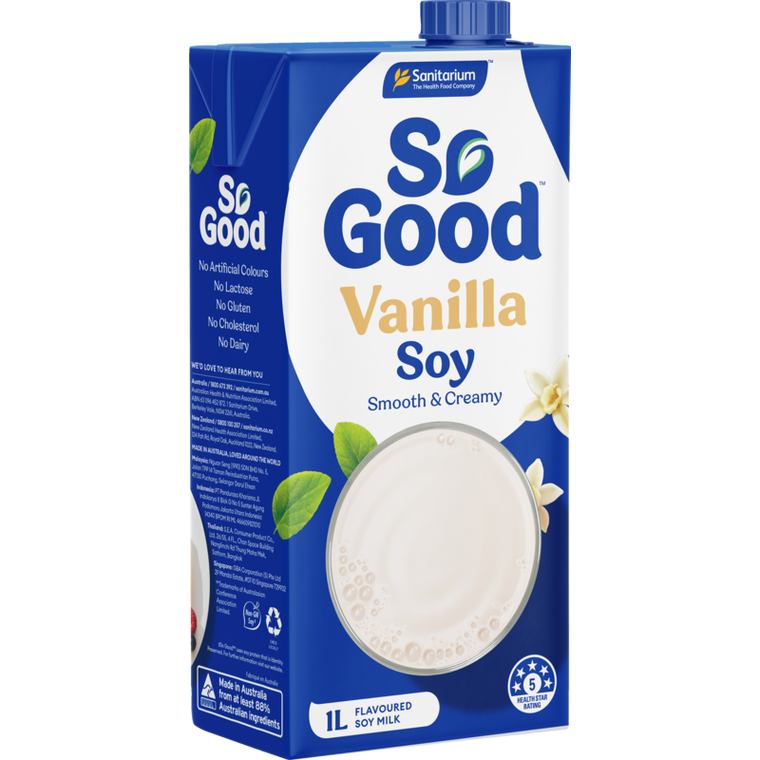 Sanitarium So Good Soy Vanilla UHT Soy Milk 1L