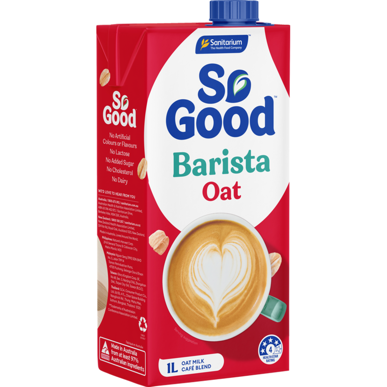 Sanitarium So Good Barista UHT Oat 1ltr