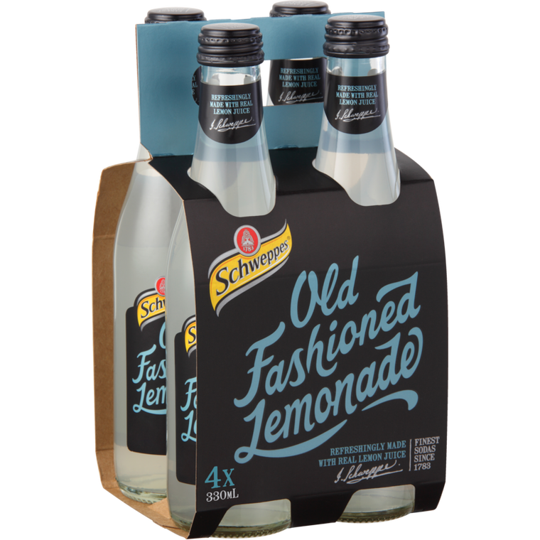 Schweppes Old Fashioned Lemonade 330ml 4pk