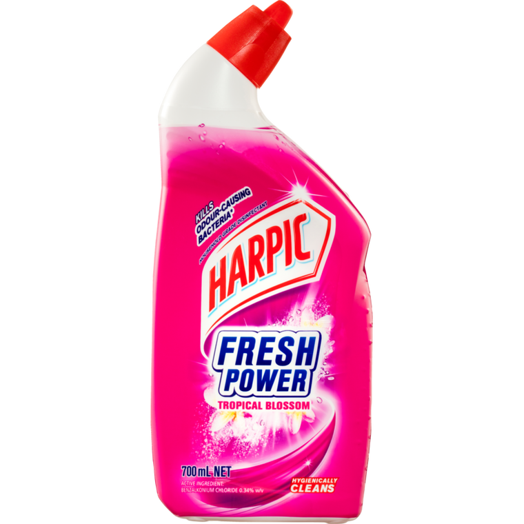 Harpic  Fresh Power Tropical Blossom Toilet Cleaner 700ml