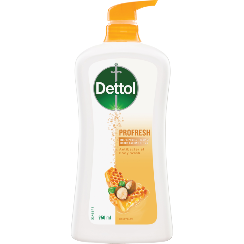 Dettol Honey Glow Shower Cream Pump 950ml