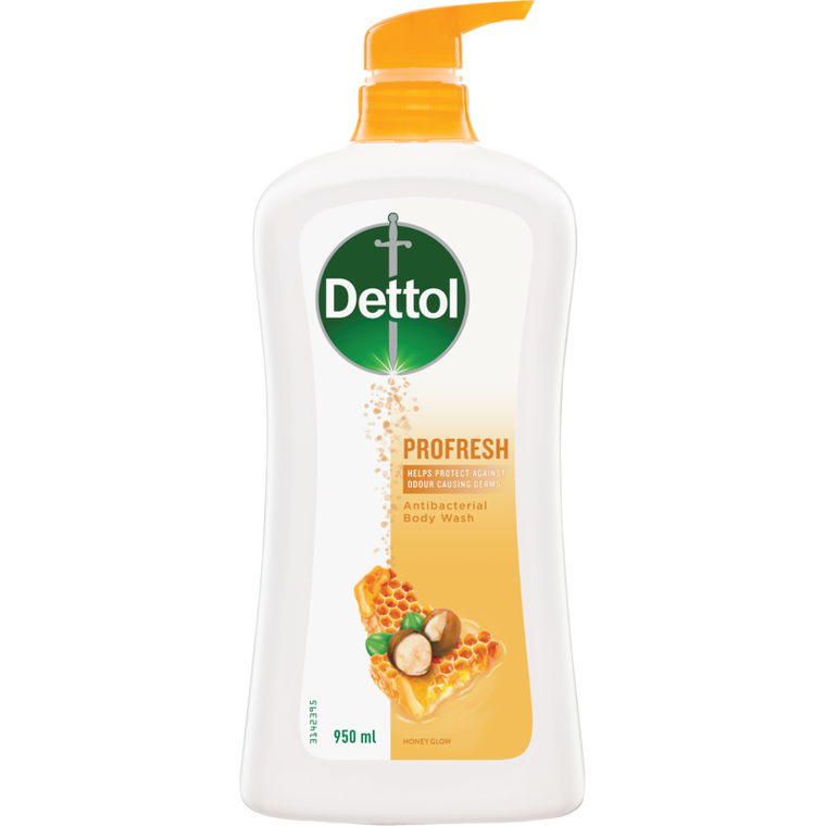 Dettol Honey Glow Shower Cream Pump 950ml