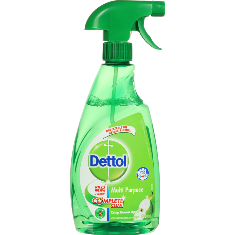 Dettol Crisp Green Apple Multi Purpose Cleaner Trigger 500ml