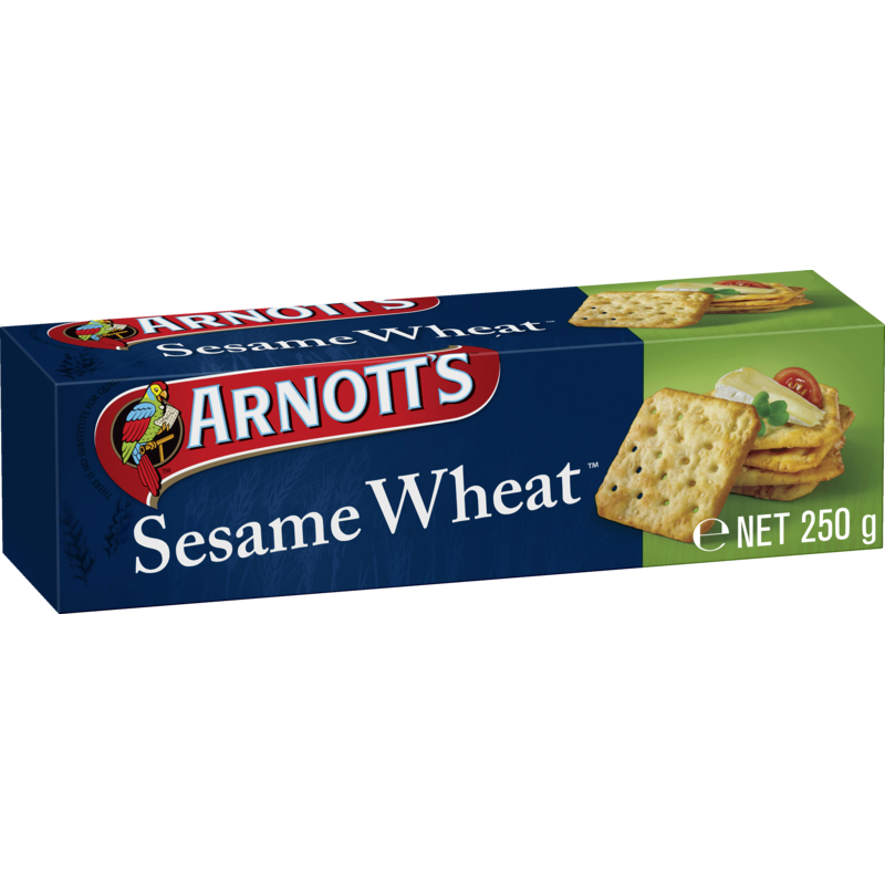 Arnotts Sesame Wheat Crackers 250g