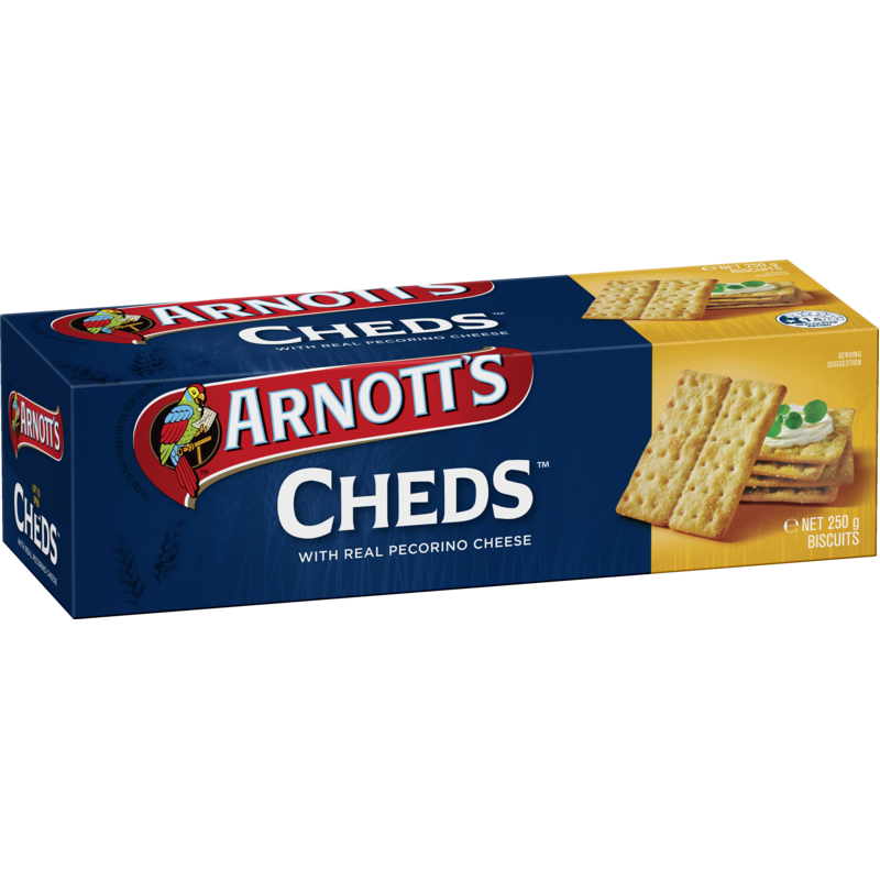 Arnotts Cheds Biscuits 250g