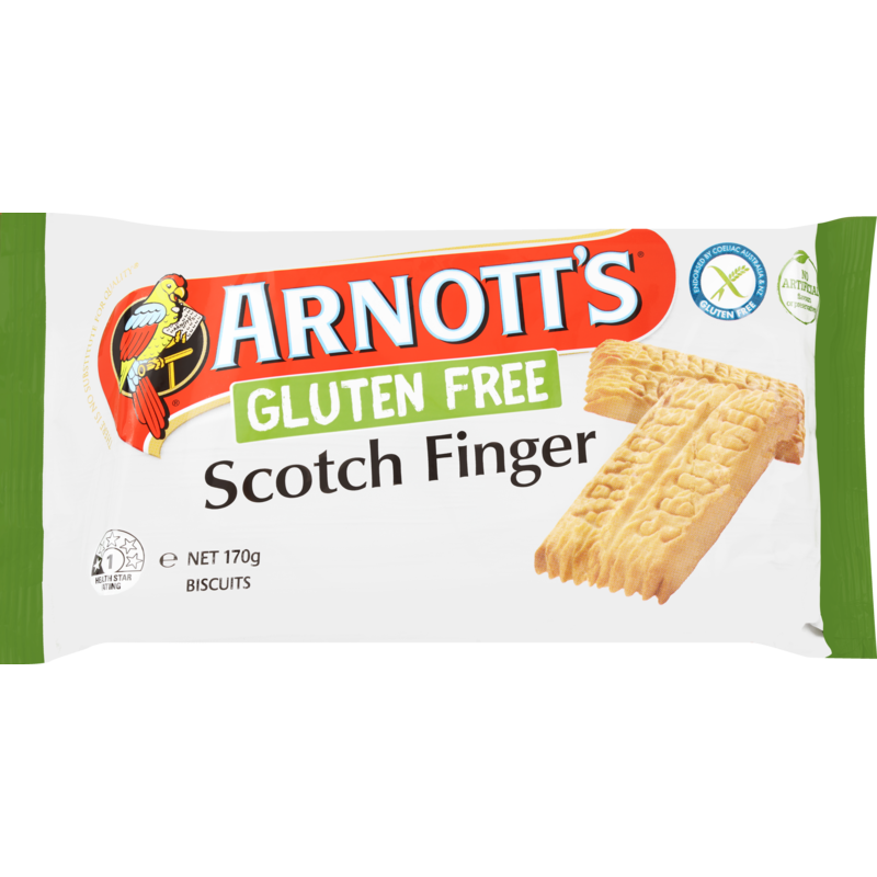 Arnotts Gluten Free Scotch Finger Biscuits 170g