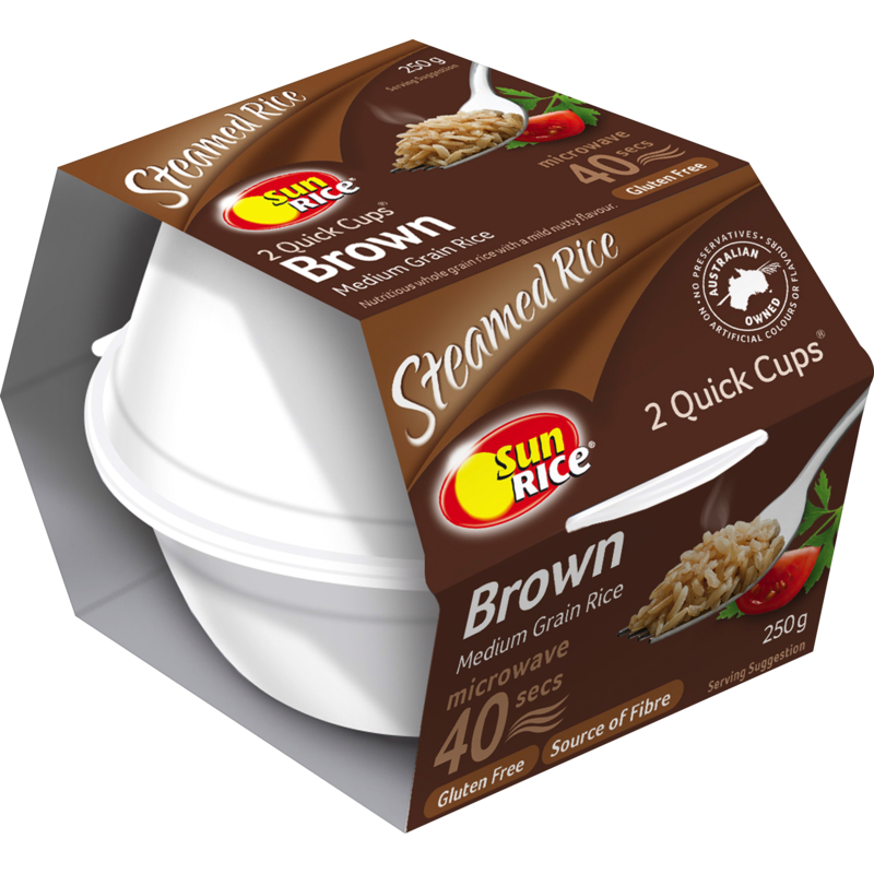 Sun Rice Brown Rice Quick Cup 2 x 125g