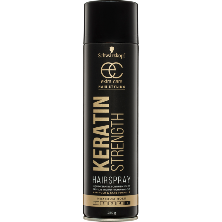 Schwarzkopf Extra Care Keratin Strength Hairspray 250g