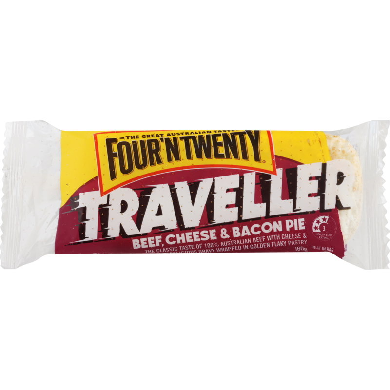 Four'nTwenty Beef, Cheese & Bacon Pie 1pk 160g