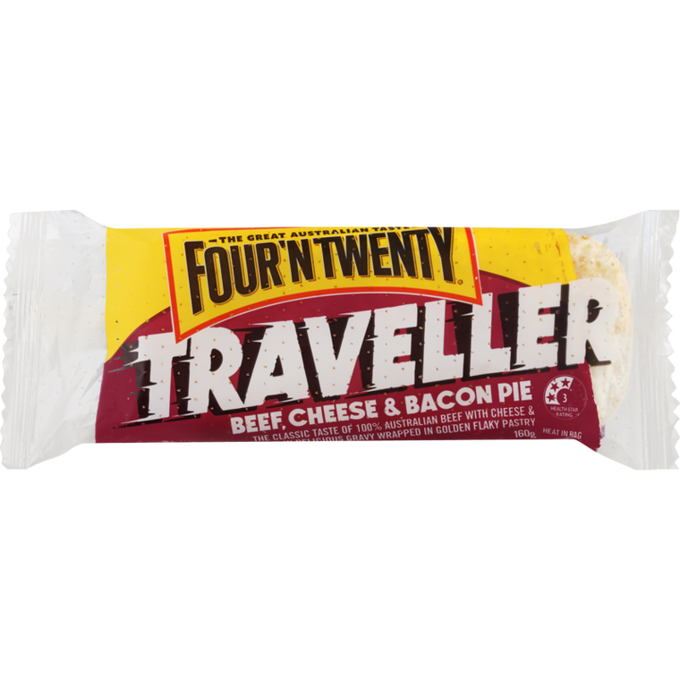 Four'nTwenty Beef, Cheese & Bacon Pie 1pk 160g