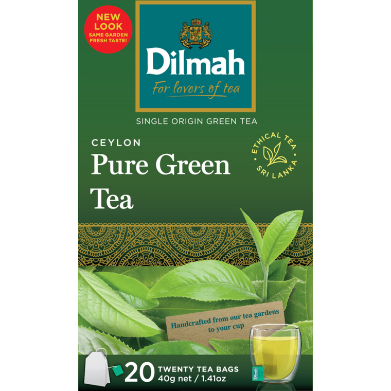 Dilmah Ceylon Pure Green Tea 20pk