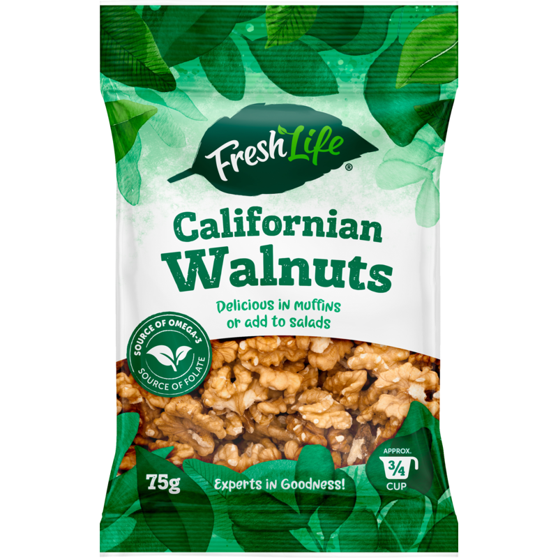 Fresh Life Californian Walnuts 75g