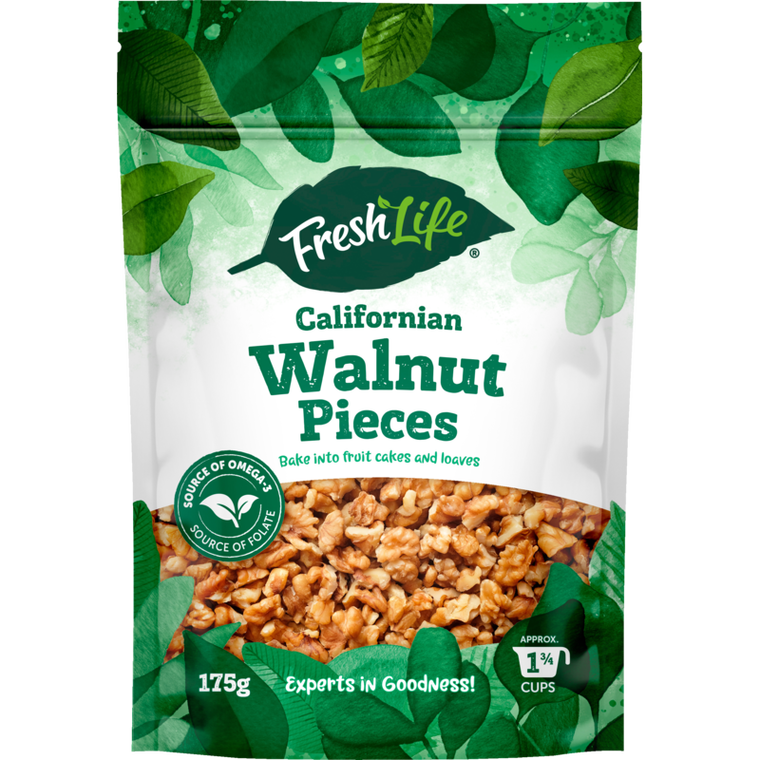 Fresh Life Californian Walnut Pieces 175g