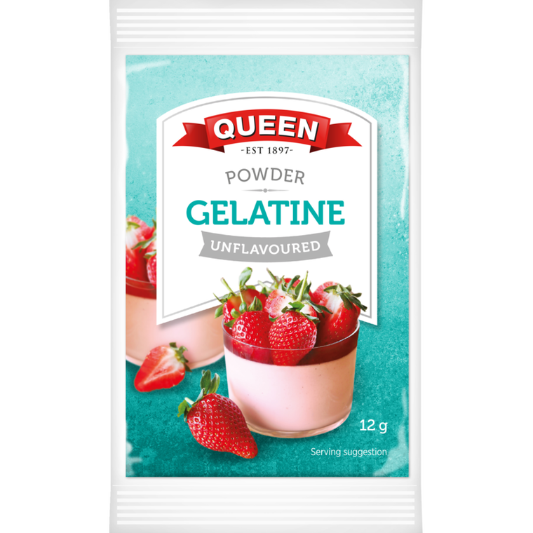 Queen Unflavored Gelatine Powder 3pk 36g