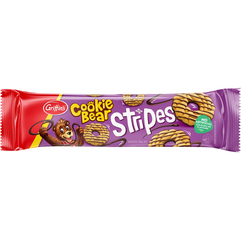 Griffins Cookie Bear Stripes Biscuits 200g