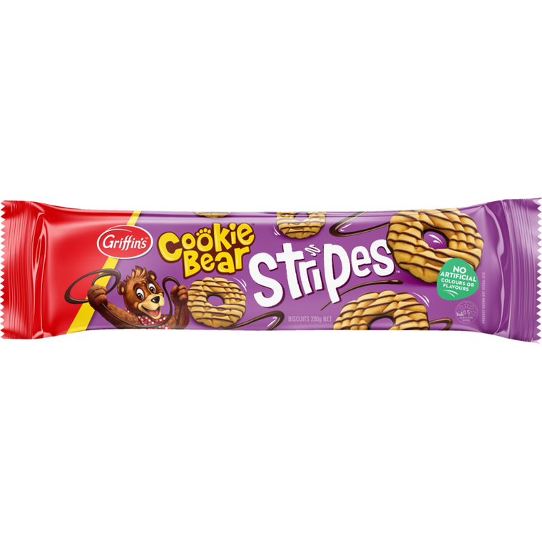 Griffins Cookie Bear Stripes Biscuits 200g