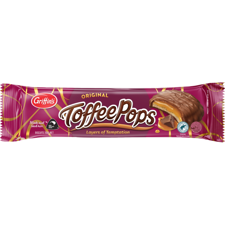 Griffins Toffee Pops Chocolate Biscuits 200g