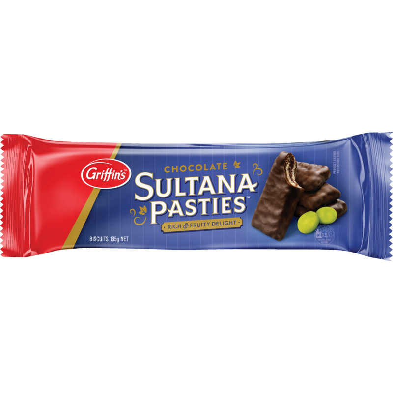 Griffins Sultana Pasties Chocolate Biscuits 185g