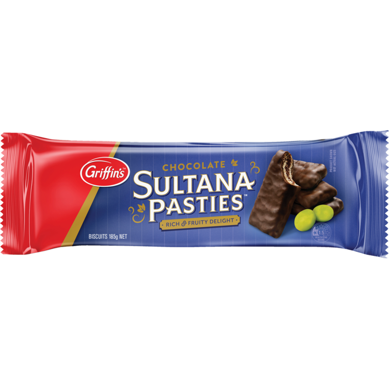 Griffins Sultana Pasties Chocolate Biscuits 185g