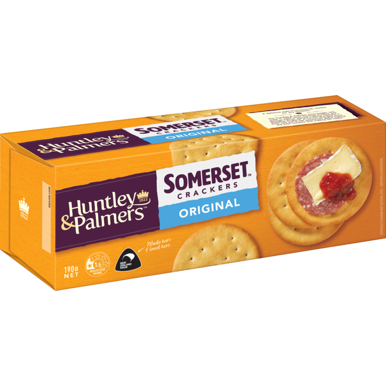 Huntley & Palmers Somerset Crackers 190g