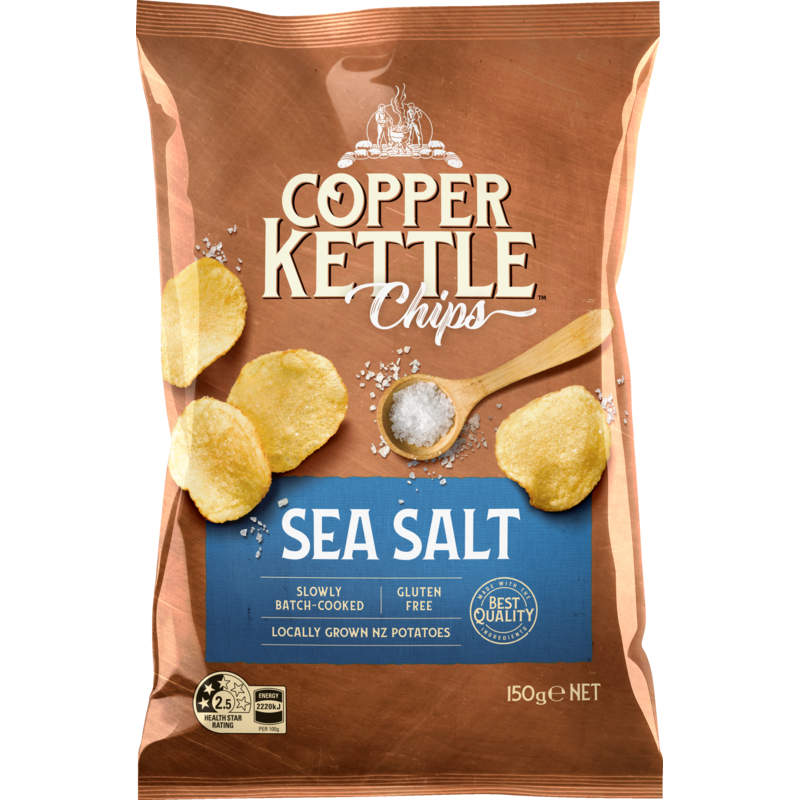 Copper Kettle Sea Salt Potato Chips 150g