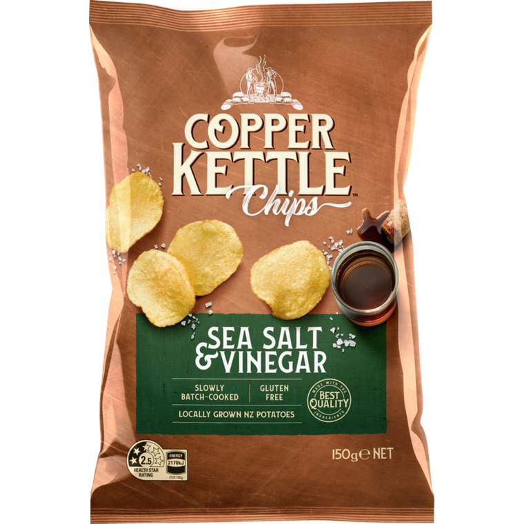 Copper Kettle Sea Salt & Vinegar 150g