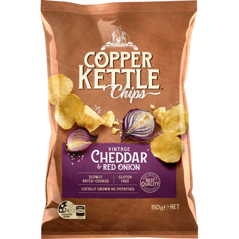 Copper Kettle Vintage Cheddar Potato Chips 150g