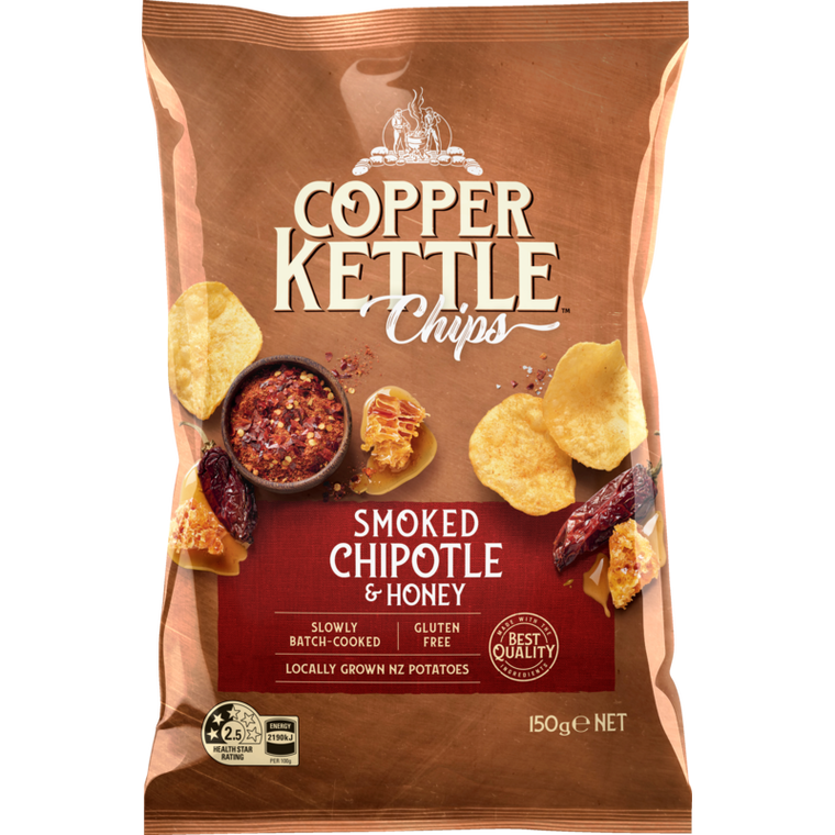 Copper Kettle Smoked Chipotle & Honey 150g