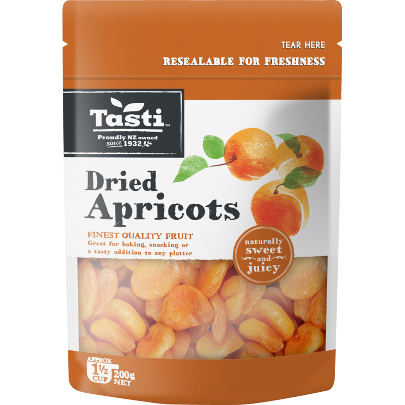 Tasti Dried Whole Apricots 200g