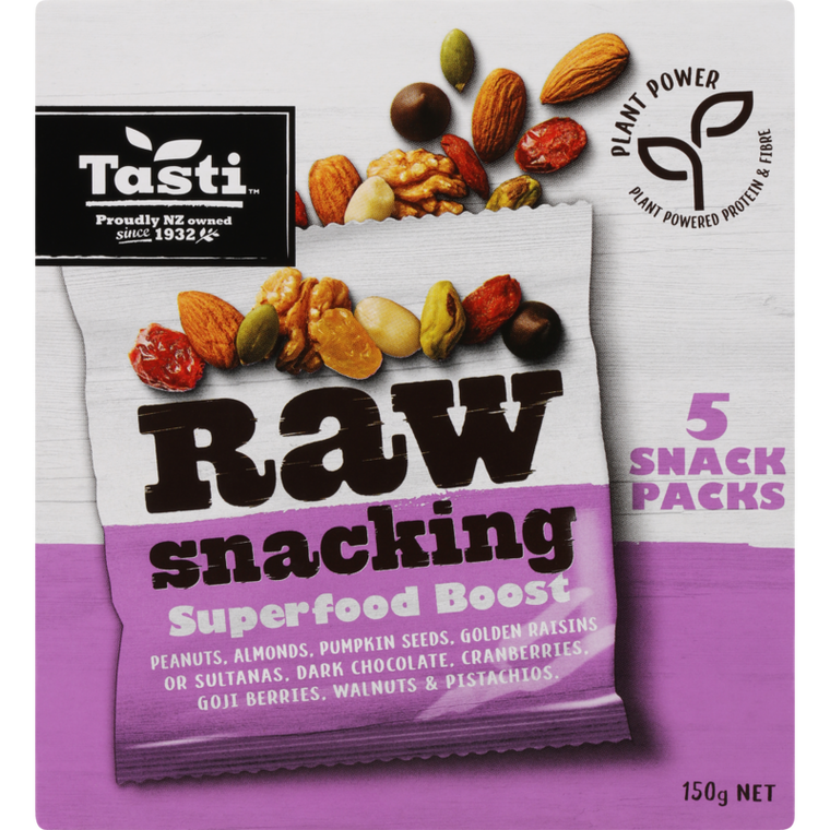 Tasti Raw Snacking Superfood Boost Snack Mix 5pk 150g