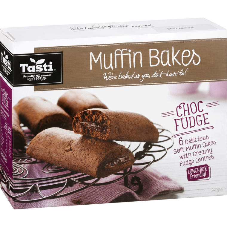 Tasti Choc Fudge Muffin Bakes 6pk 240g