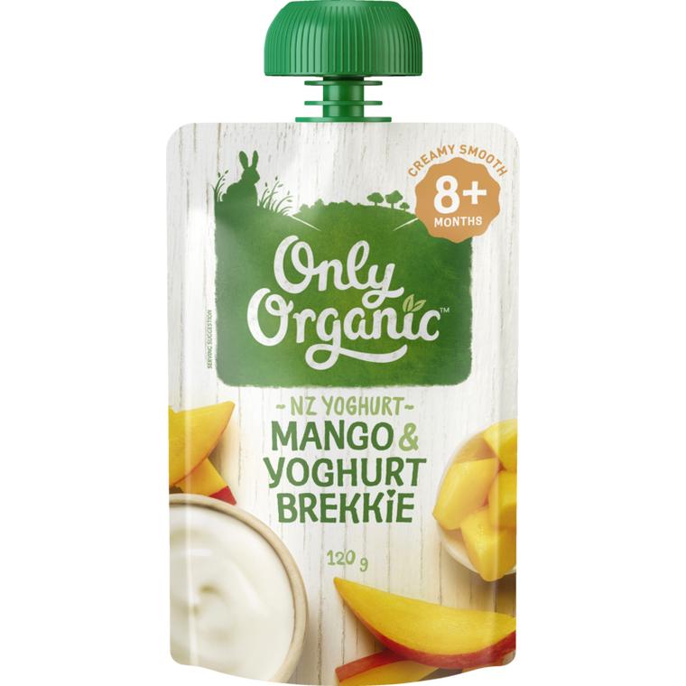 Only Organic 8mth+ Mango & Yoghurt Brekkie 120g