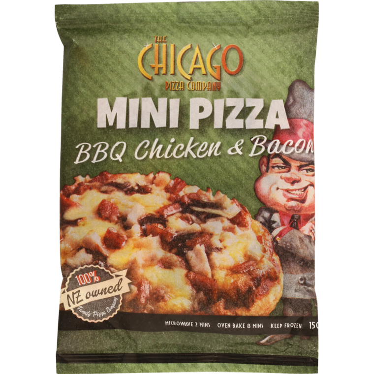 Chicago BBQ Chicken & Bacon Mini Pizza 150g