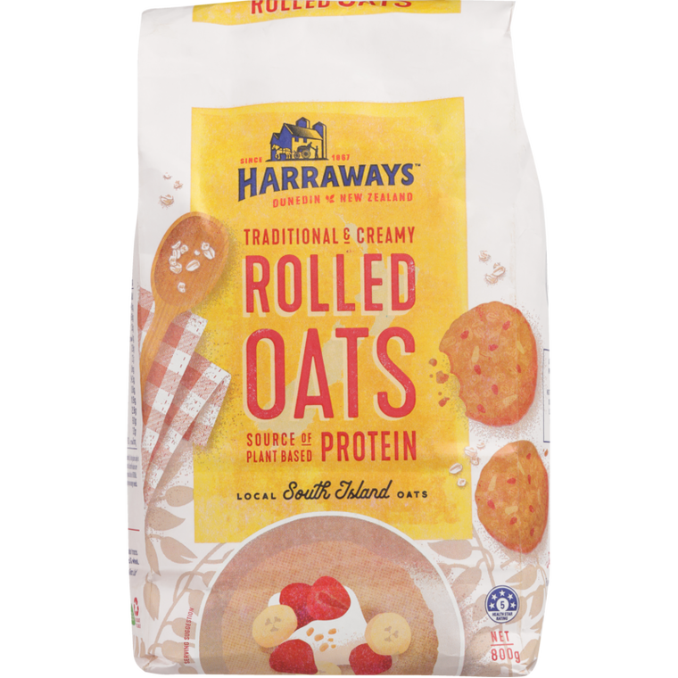 Harraways Rolled Oats 800g