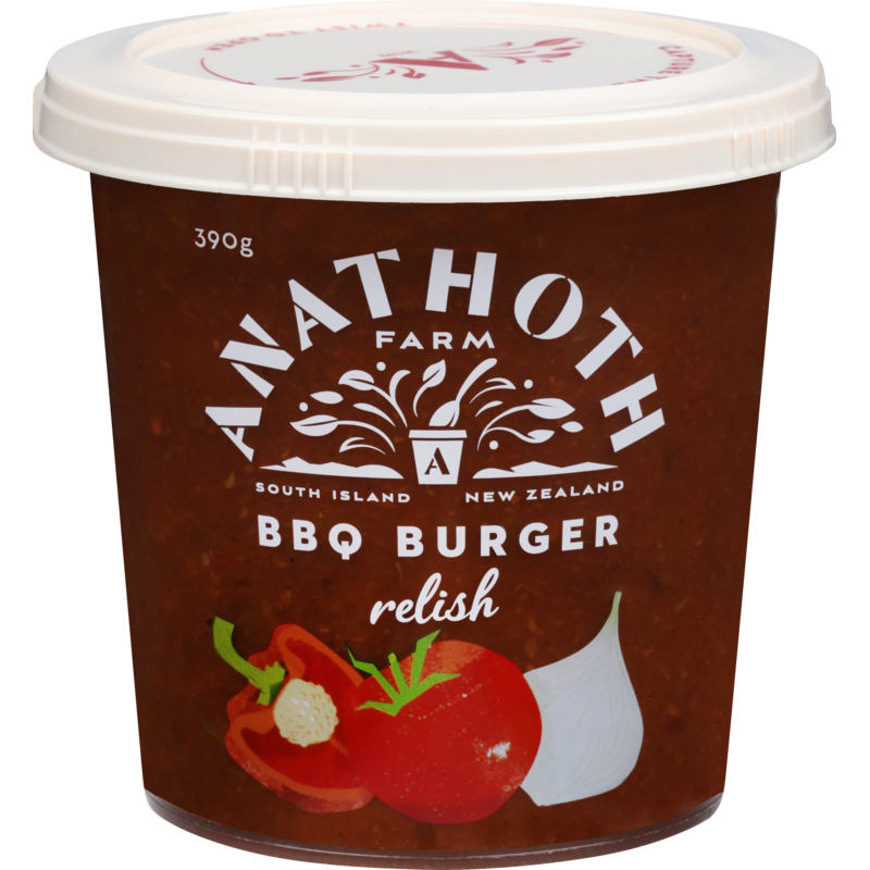 Anathoth Farm BBQ Burger Relish 390g