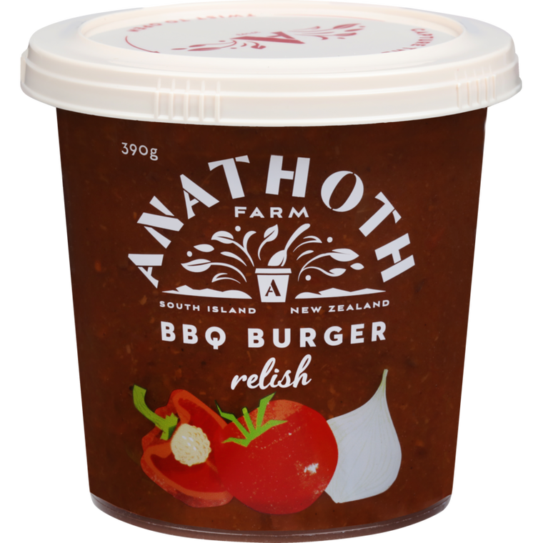 Anathoth Farm BBQ Burger Relish 390g