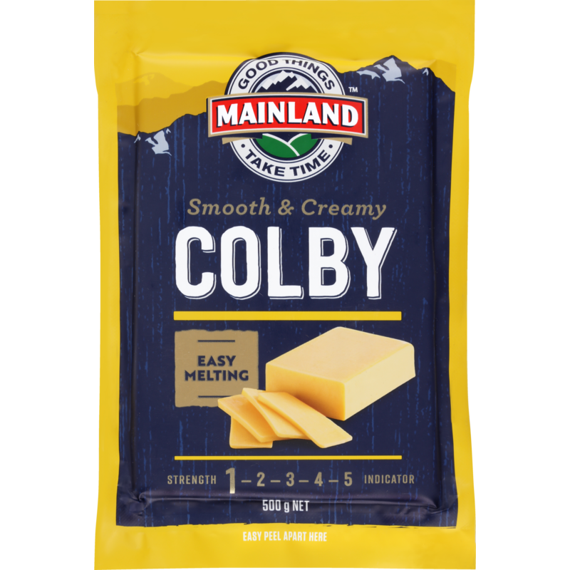 Mainland Colby Cheese Block 500g