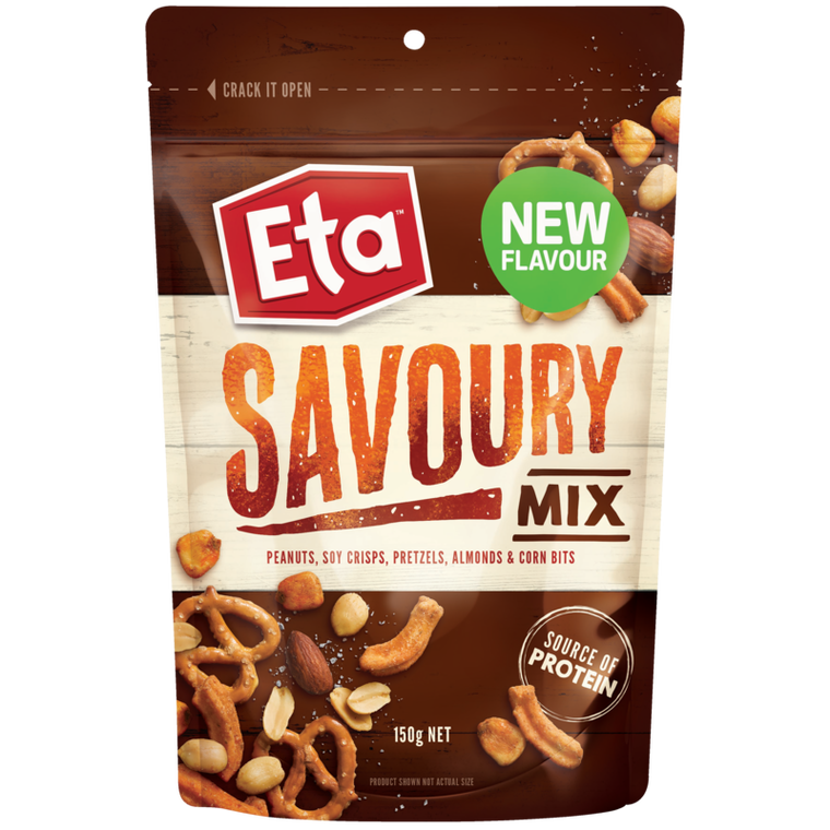 Eta Savoury Mix Snack Pouch 150g