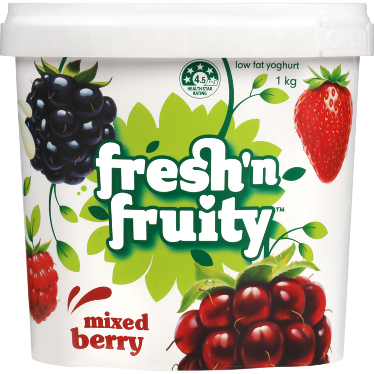 Fresh N Fruity Mixed Berry Yoghurts 1kg