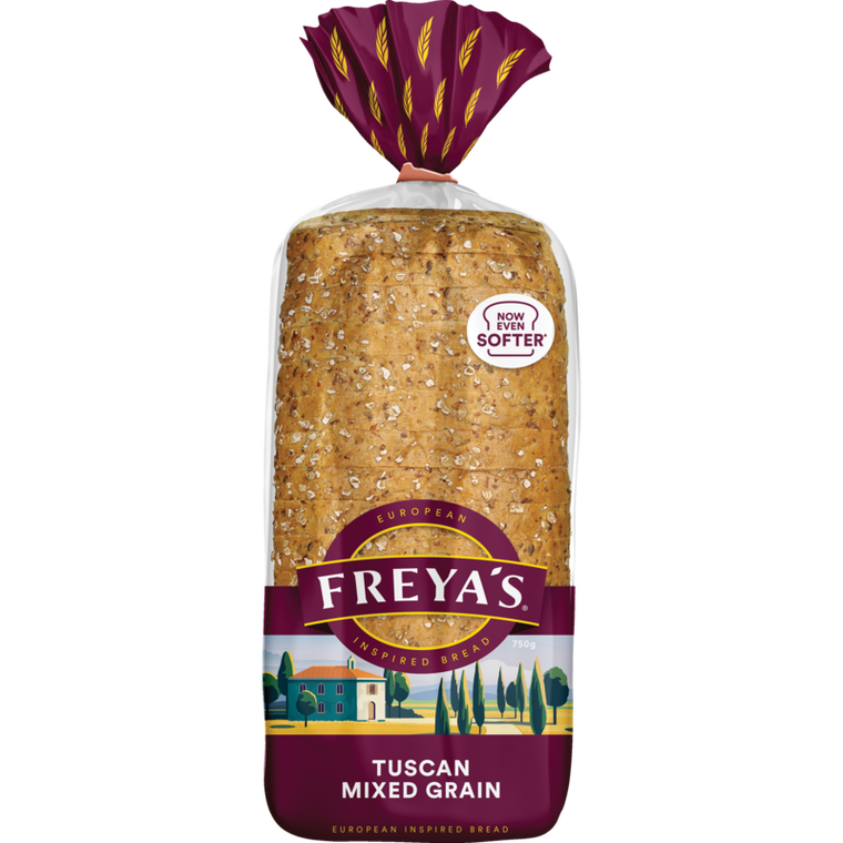 Freyas Tuscan Mixed Grain Toast 750g