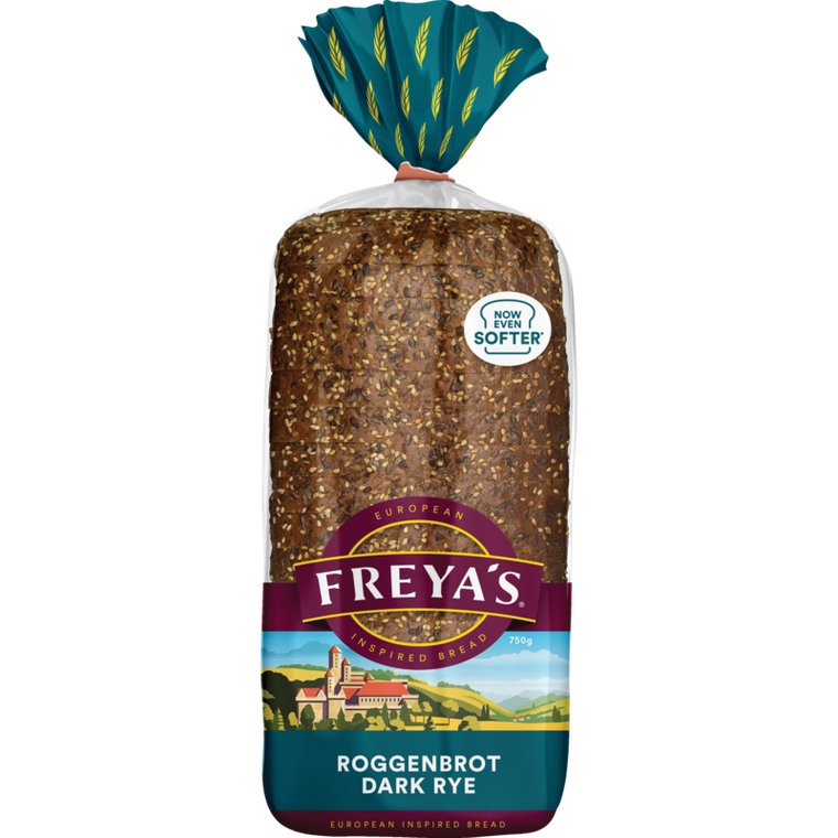 Freyas Roggenbrot Dark Rye Toast 750g