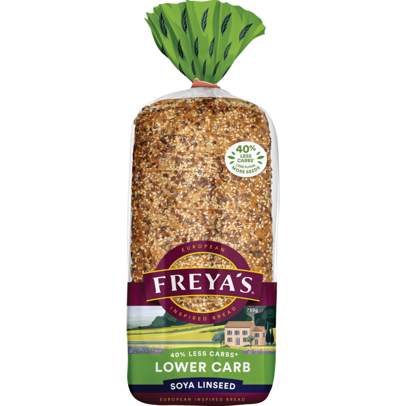 Freyas Lower Carb Soy Linseed Toast 750g