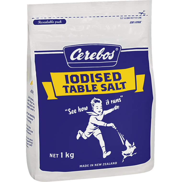 Cerebos Iodised Table Salt 1000g