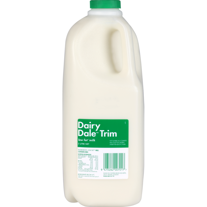 Dairy Dale Trim Fresh White Milk 2L