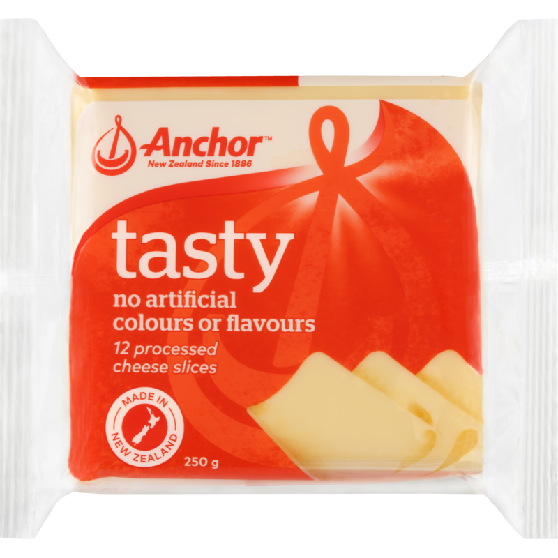 Anchor Tasty Cheese Slices 250g