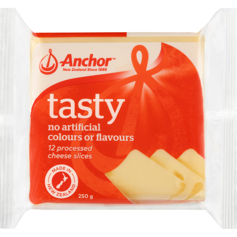 Anchor Tasty Cheese Slices 250g