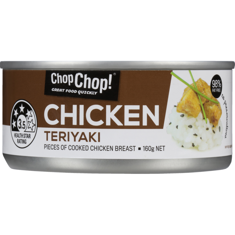 Chop Chop Chicken Chunks Teriyaki 160g