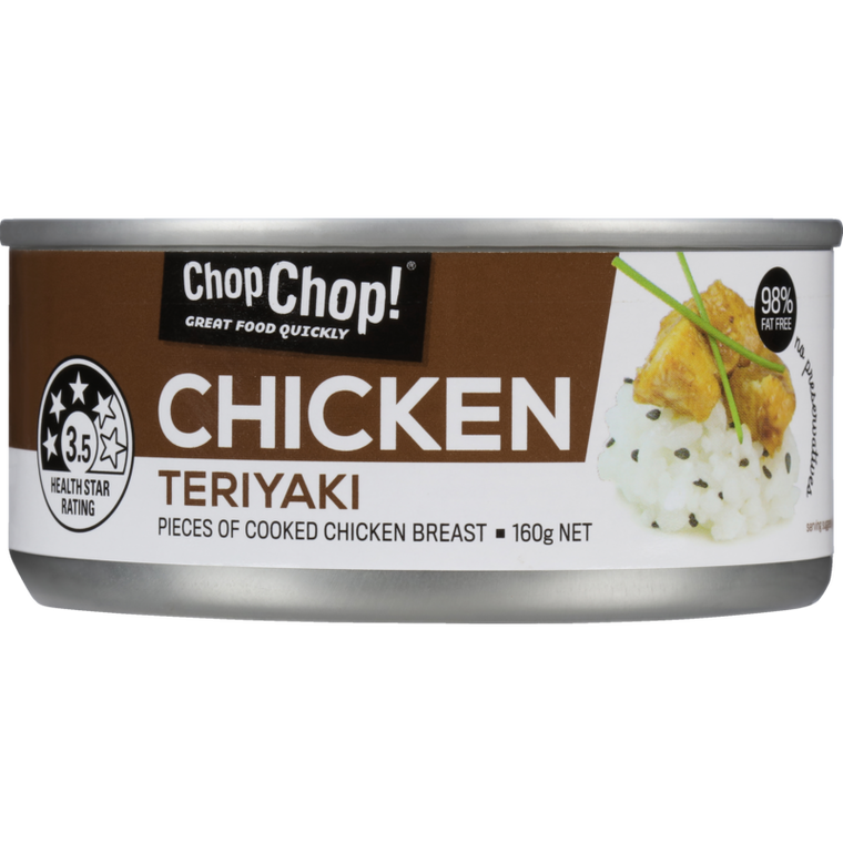 Chop Chop Chicken Chunks Teriyaki 160g