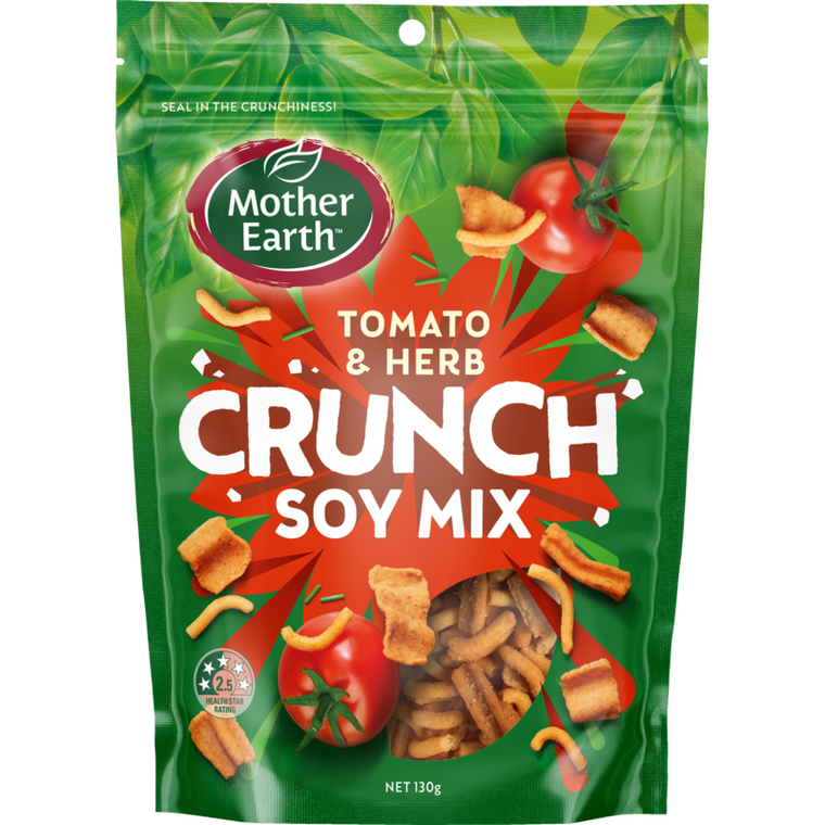 Mother Earth Soy Mix, Tomato & Herb  130g